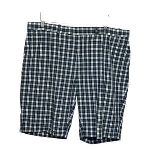 Polo Ralph Lauren Men’s Blue Green Tartan Plaid Shorts Waist 40 Golf Preppy